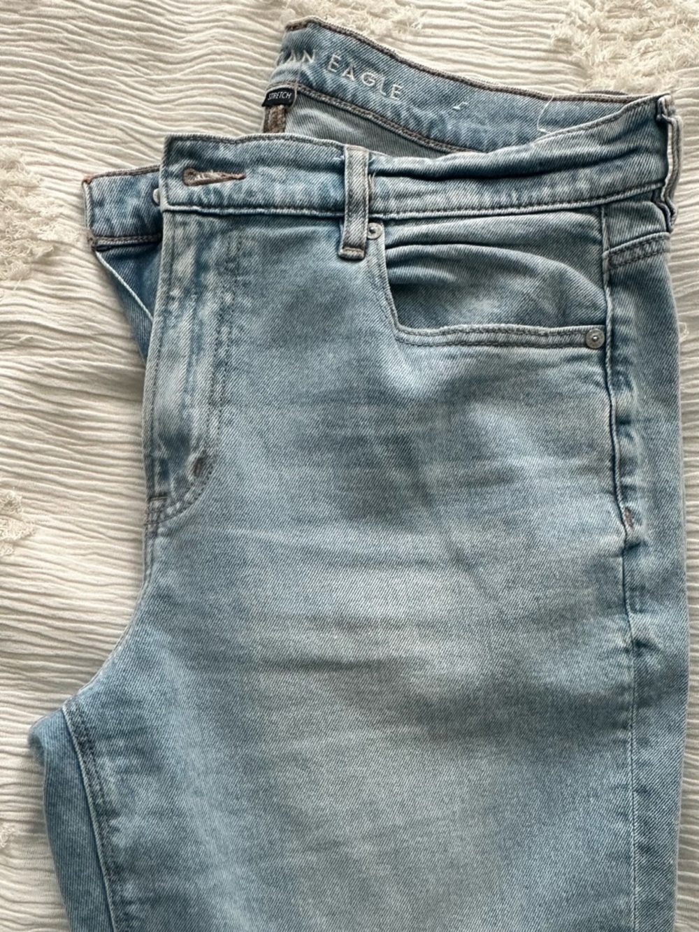 American Eagle Outfitters Men's Light Blue Slim Jeans